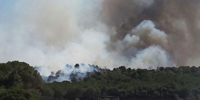 Tarihi Yarımada'da yangın