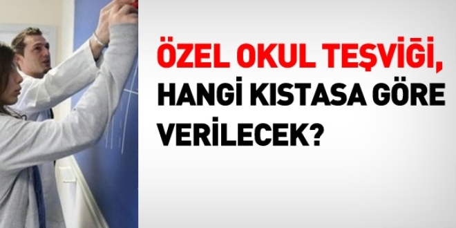 Özel okul teşviğinde kriterler değişti