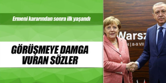 Almanya'ya 1915 oylaması nedeniyle sitem