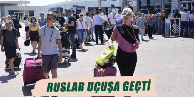 Ruslar uçuşa geçti