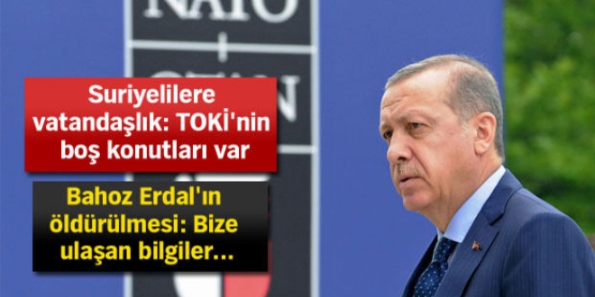 'TOKİ'nin boş konutlarına suriyeliler yerleştirilecek'