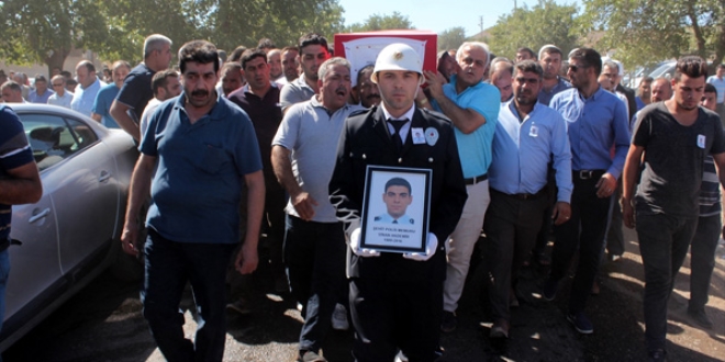 Şehit polis memuru Akdemir, son yolculuğuna uğurlandı