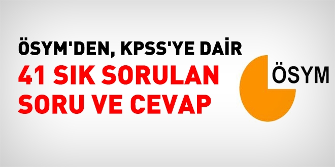 KPSS'ye dair 41 sık sorulan soru ve cevap