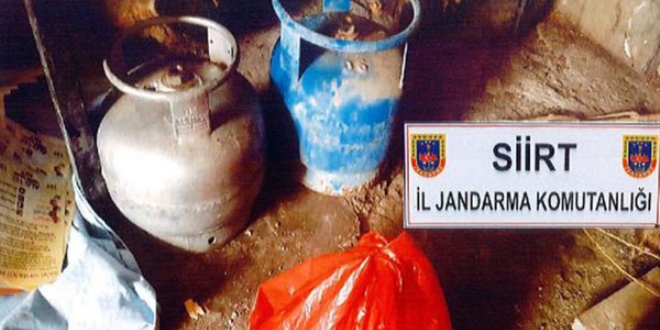 Siirt'te tuzaklanan patlayıcılar bulundu