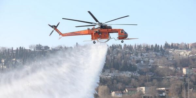 Orman yangınlarına helikopterle hızlı müdahale edilebilecek