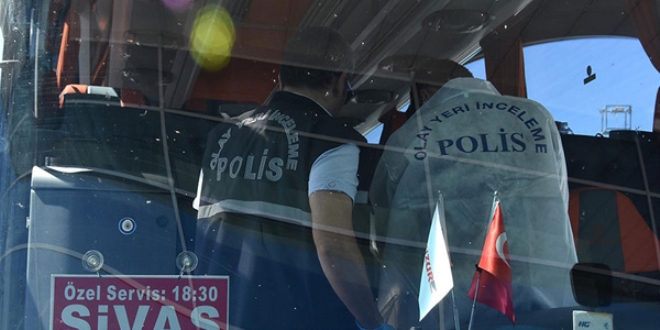 Hostese otobüs'te silahlı saldırı