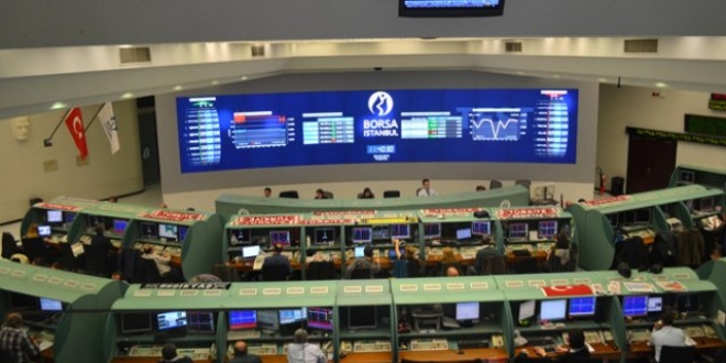 Borsada g�n�n ilk yar�s�