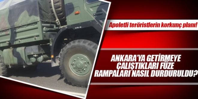 Apoletli teröristlerin korkunç planı!