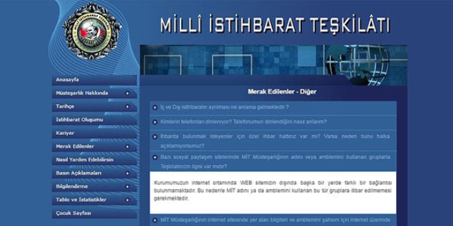 Sosyal medyada sahte "MİT" hesapları