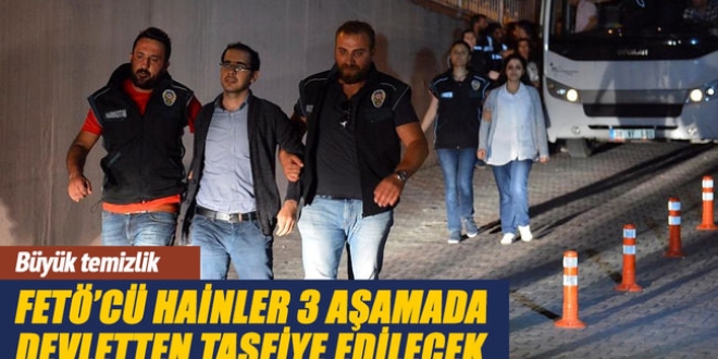 Kamu'daki FETÖ'cüler için üç aşamalı operasyon