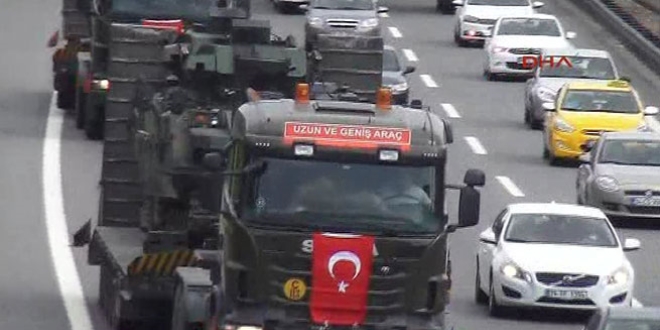 Sabiha Gökçen'deki tanklar birliklerine götürüldü