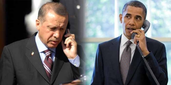 Obama gnler sonra Erdoan' arad