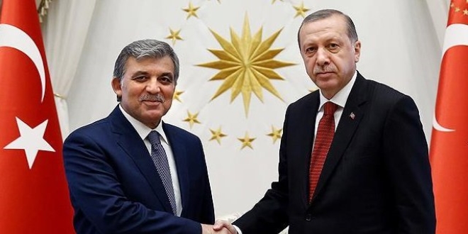 Erdoğan, 11. Cumhurbaşkanı Gül'ü kabul etti