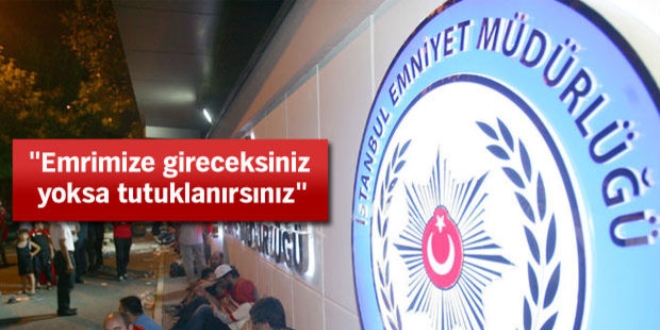 2'nci Zırhlı Tugay Komutanlığı İstanbul Emniyet'ini aramış