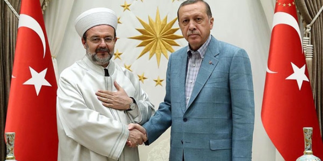 Cumhurbaşkanı Erdoğan, Görmez'i kabul etti