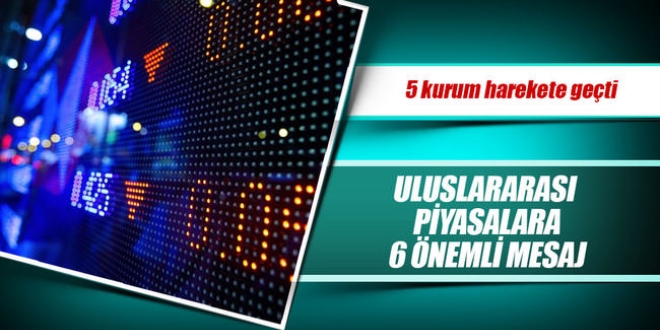 Beş kurumdan dünyaya 6 önemli mesaj