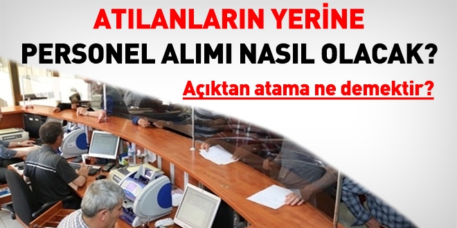Açıktan atama ne demektir?