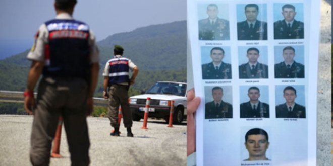 Marmaris'te kaan 11 darbeci suikasti askerin kimlikleri belli oldu