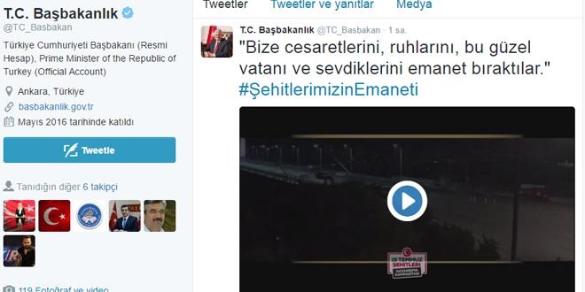 Başbakan'dan destek için duygusal bir paylaşım yaptı