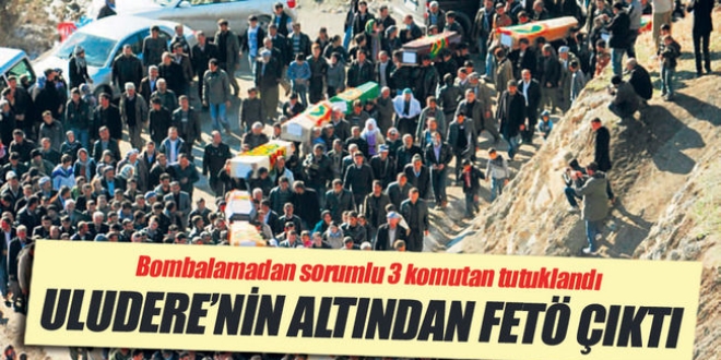Uludere'nin altından FETÖ darbecileri çıktı