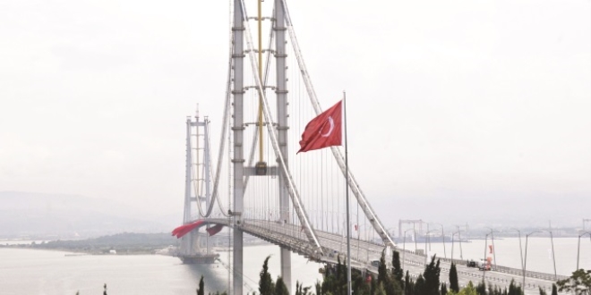 Osmangazi Köprüsü'nden geçişler 5 binde kaldı