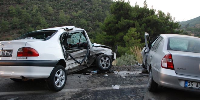 Aydn'da trafik kazas: 8 yaral