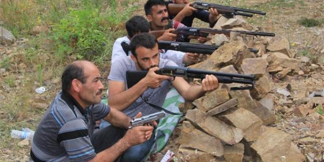 Ordu'da kyller silahland, PKK'l aryor