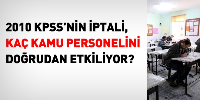 KPSS iptali 150 bini aşkın kamu personelini doğrudan etkileyecek