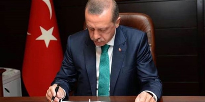 Cumhurbakan Erdoan'dan rektr atamas