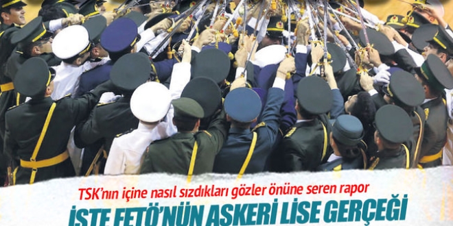 Askeri liselerin yüzde 97'si FETÖ'cü