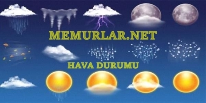 Meteoroloji'den g�nl�k hava tahmini-harital�