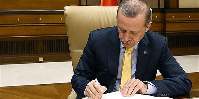 Cumhurbaşkanı Erdoğan'dan rektör ataması