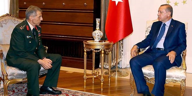 Cumhurbakan Erdoan, Orgeneral Mendi'yi kabul etti