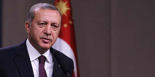Cumhurbaşkanı Erdoğan'dan şehit ailesine taziye telgrafı