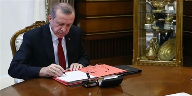 Cumhurba�kan� Erdo�an'dan kanun onay�
