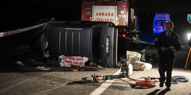 Ankara'da trafik kazalar: 2 l