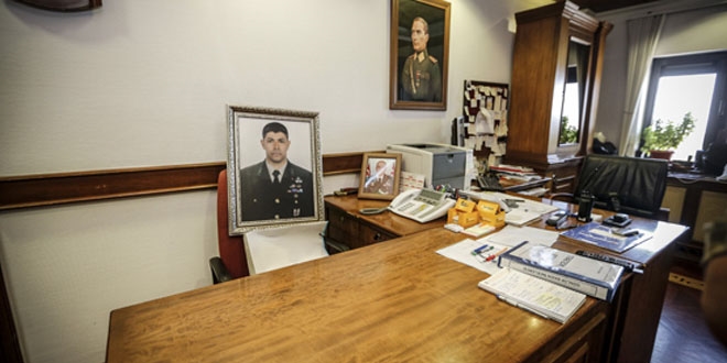 Kahraman Astsubay'�n komutan�yla yapt��� son g�r��me