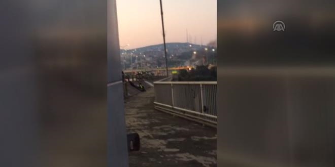 15 Temmuz'da köprü ayağına sığınanlara ateş edilme anı