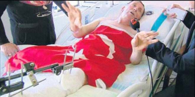 'Devletimiz ayakta ya benim bir bacağım gitmiş hiç önemli değil'