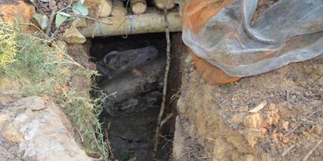 Kürtün'de terör örgütü PKK'nın kullandığı depo ele geçirildi