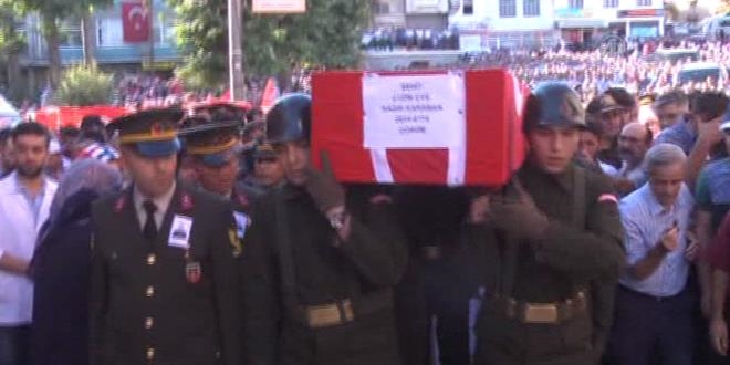 Şehit Uzman Çavuş Karaman, son yolculuğuna uğurlandı