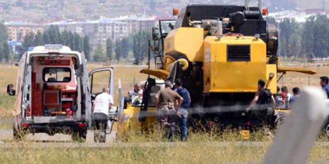 Erzurum'da atma: 1 l, 5 polis yaral