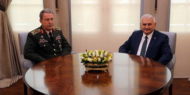 Y�ld�r�m, Orgeneral Akar'� kabul etti