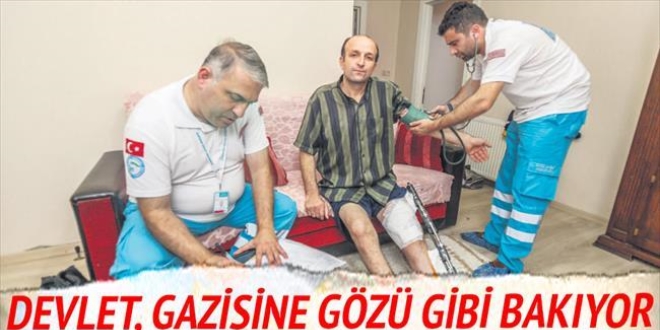 Devlet, gazisine gözü gibi bakıyor