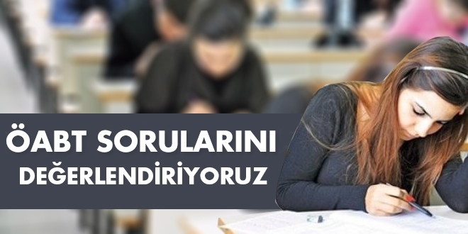 ÖABT sorularını forumda değerlendiriyoruz
