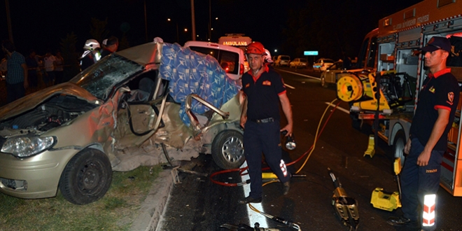 Aydn'da trafik kazas: 3 l, 4 yaral