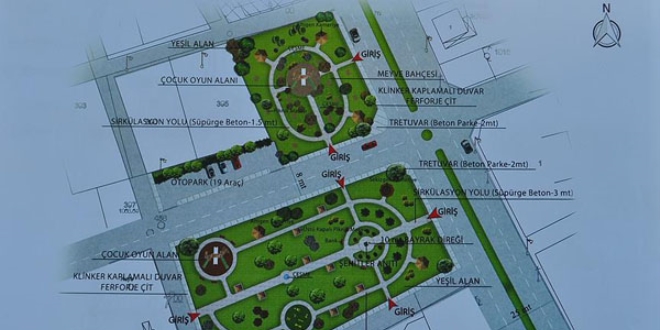 �ehit Halisdemir an�s�na memleketinde 8 bin metrekarelik park