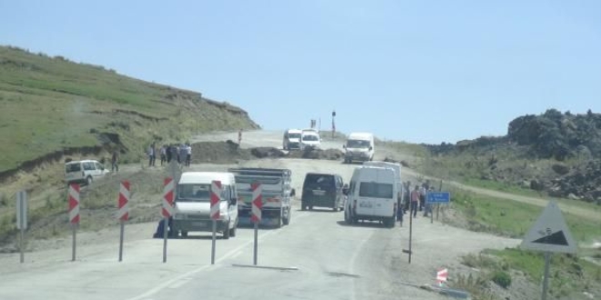 Tunceli-Erzincan yolu kapatıldı