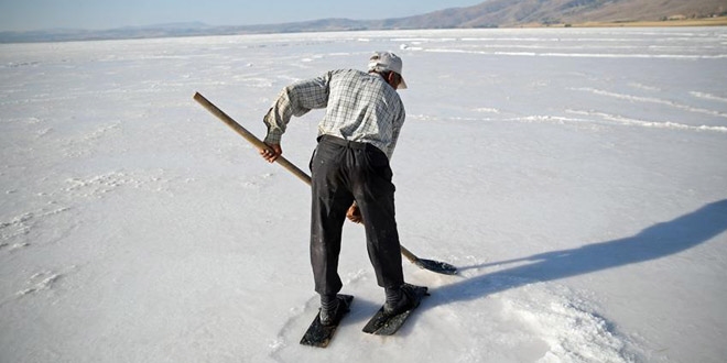 Ekme�ini yar�m as�rd�r tuzdan ��kar�yor