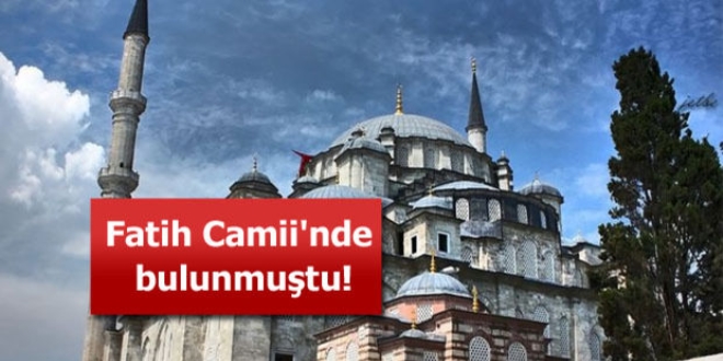 Fatih Camii'nde bulunan flaş diskin sırrı çözüldü